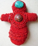 craftster Coral Beaded Art Doll